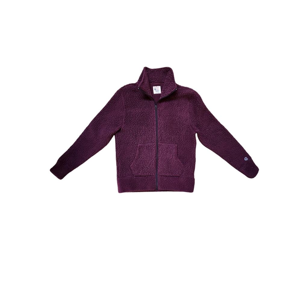 Champion x‎ Todd Snyder Polartec Micro Series Sherpa Fleece Jacket Plum Purple S